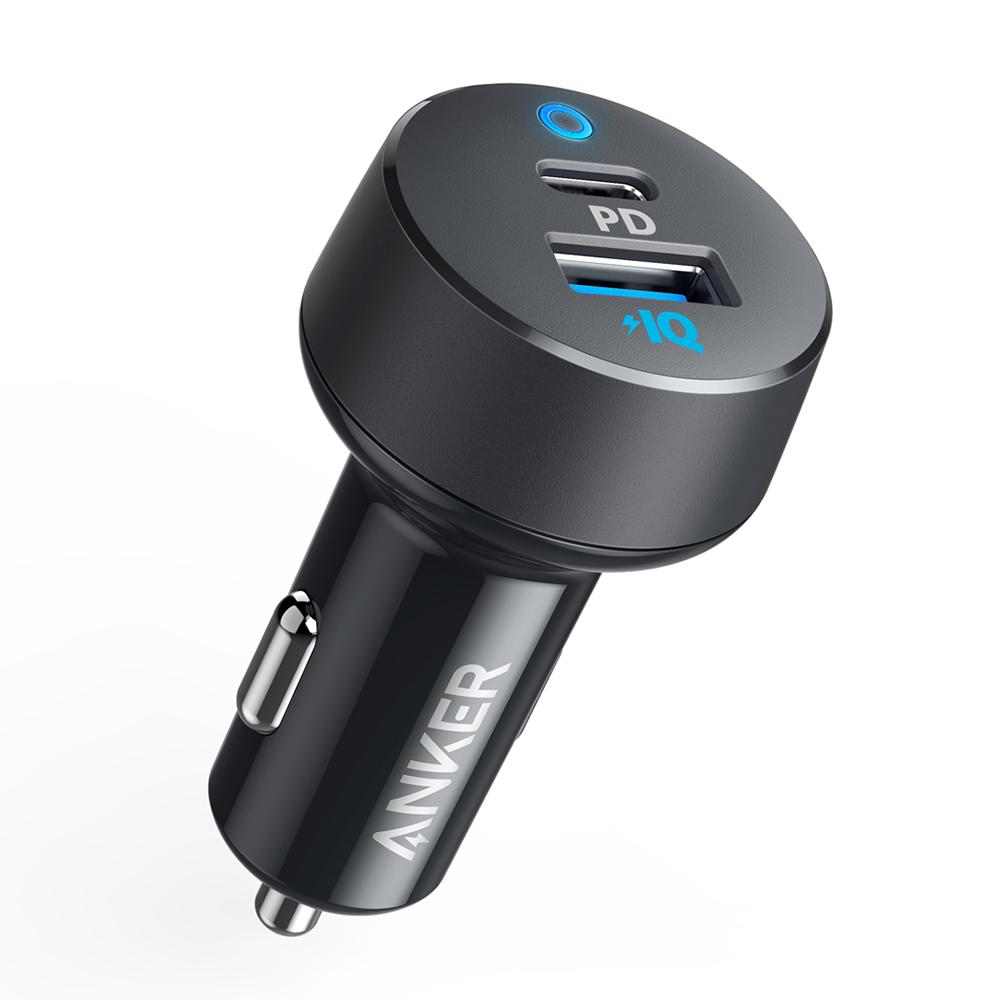 Cargador Carro Anker PowerDrive PD + Cable USB Lightning Anker