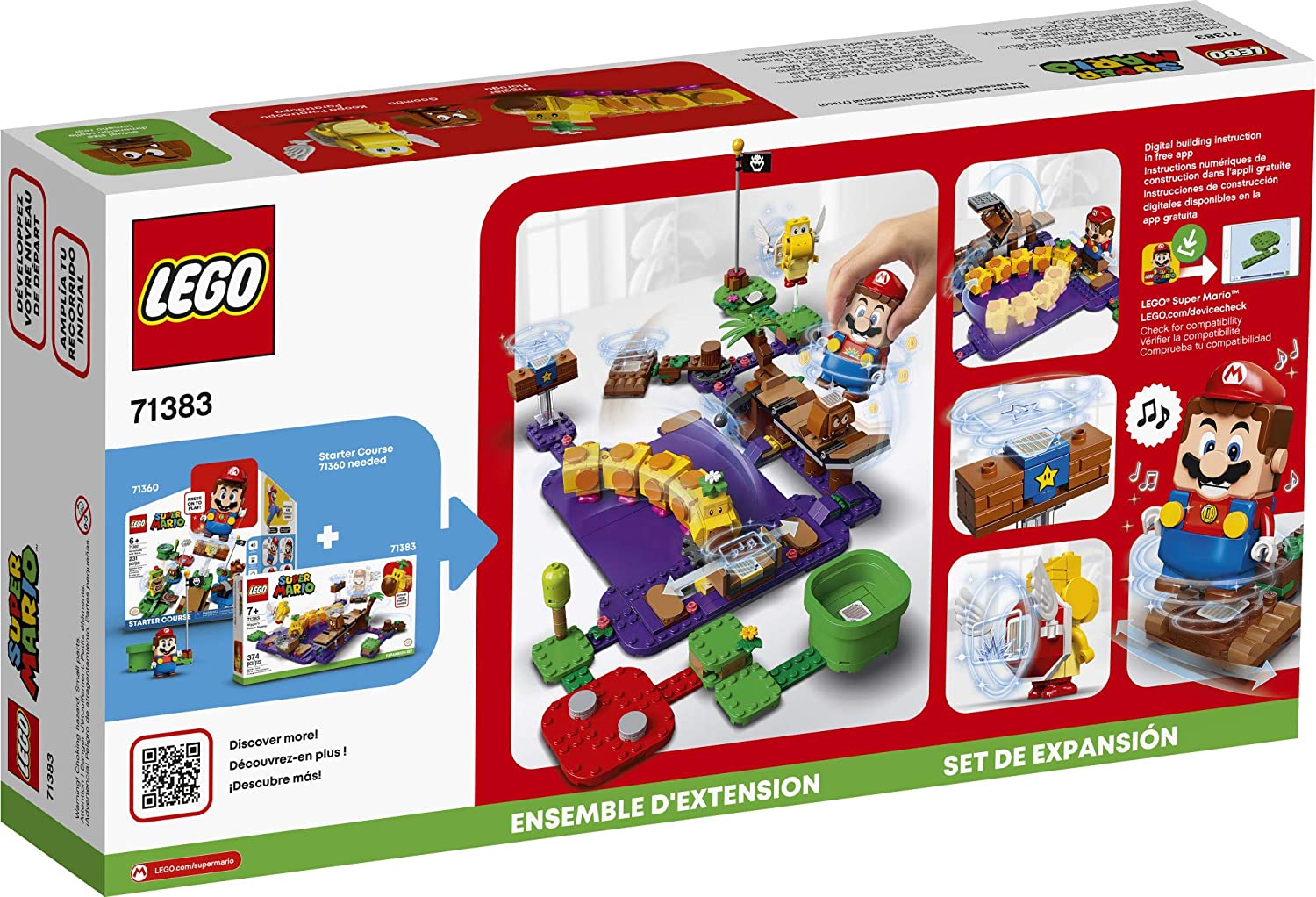 LEGO 71383 Lego Super Mario Expansión: Pantano Venenoso De La