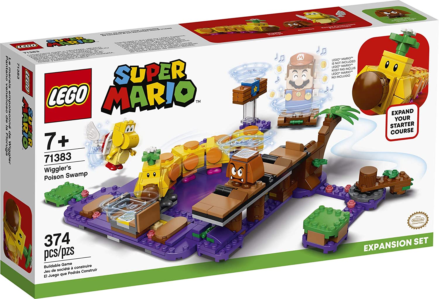 LEGO 71383 Lego Super Mario Expansión: Pantano Venenoso De La