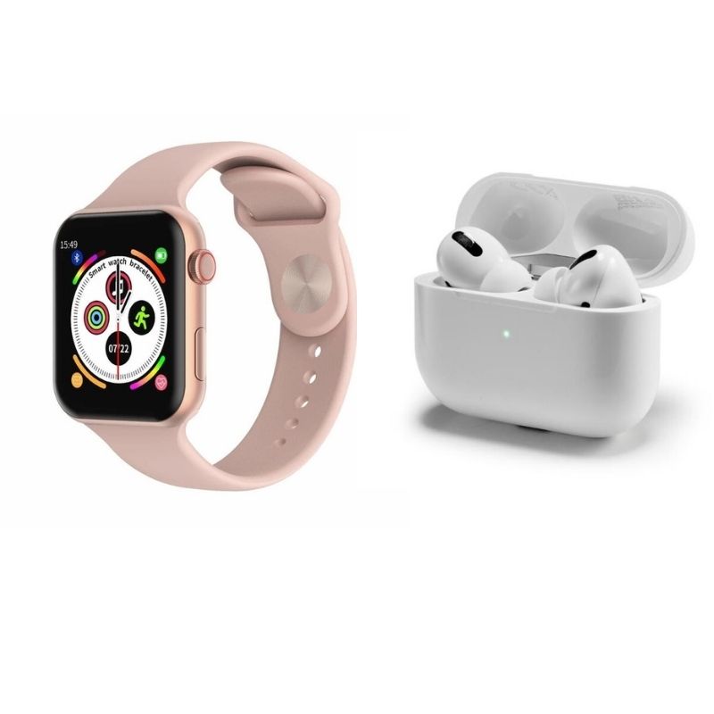 Combo SmartWatch W26 y Audifonos Inalambricos Air PRO 3ra generación MAS Regalo Adicional Sorpresa