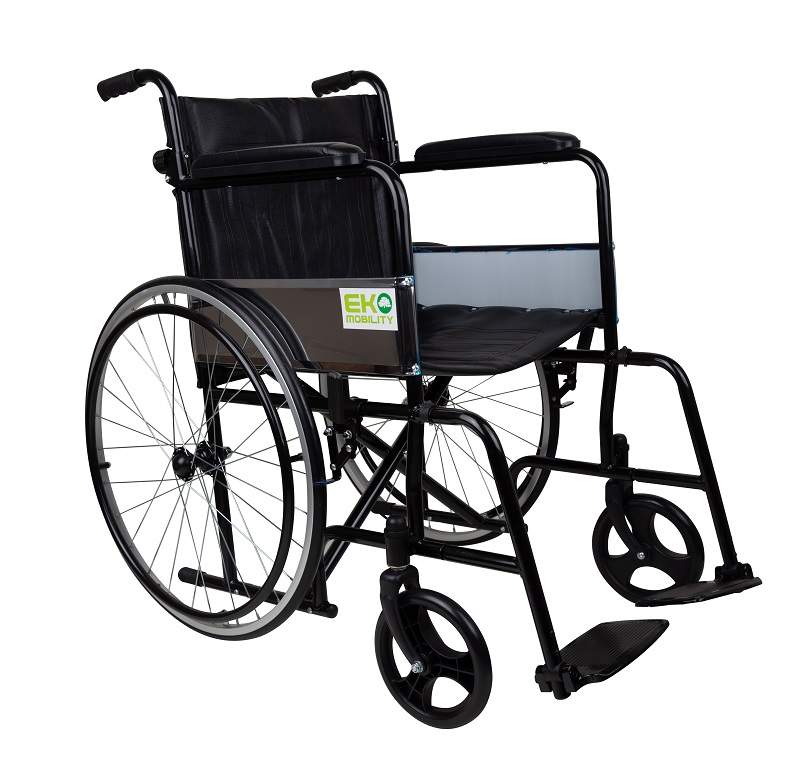 Silla de Ruedas EKO-MOBILITY Pie Desmontable Respaldo Abatible