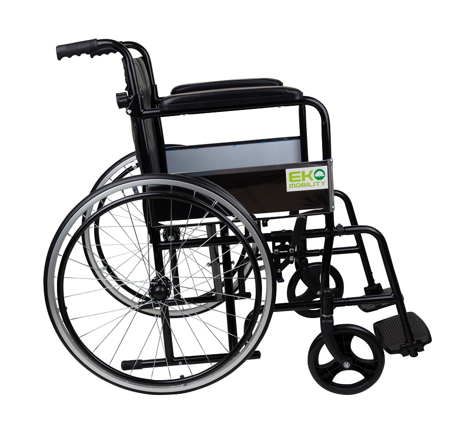 Silla de Ruedas EKO-MOBILITY Pie Desmontable Respaldo Abatible