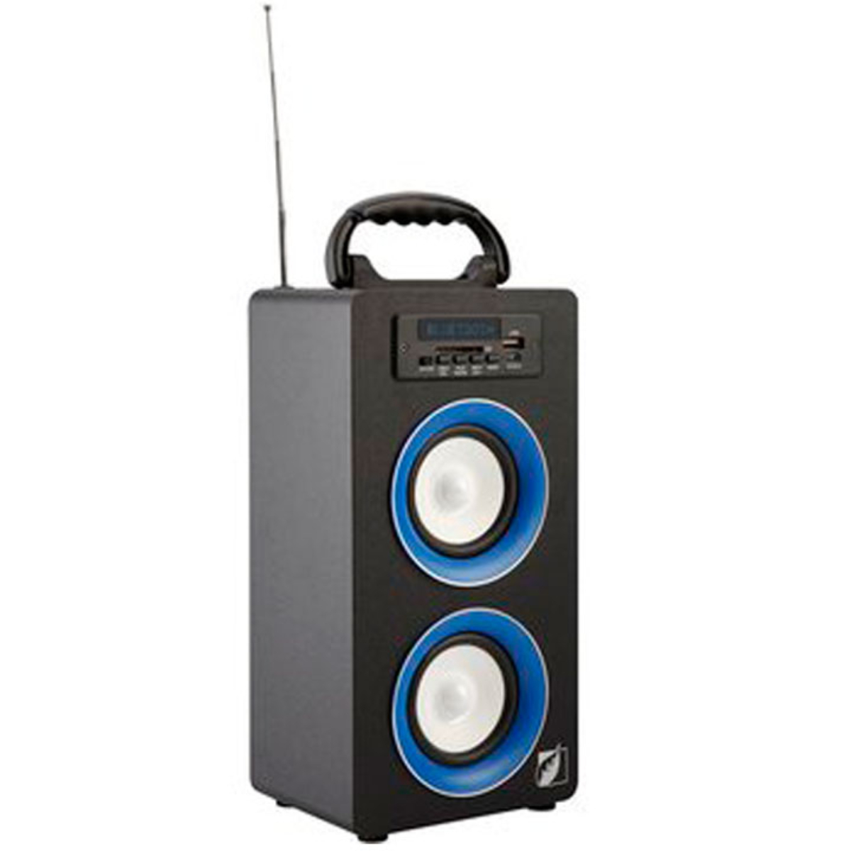 BOCINA PORTATIL MITZU 18 9422BL PORTATIL NEGRO/AZUL ORTY2
