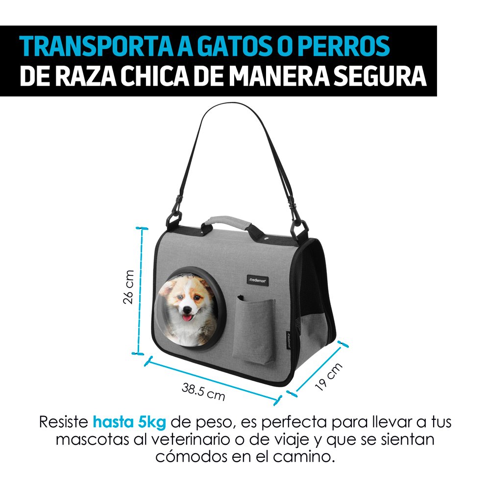 Mochila Transportadora para Perro o Gato Para Viaje (5 Kg) Redlemon