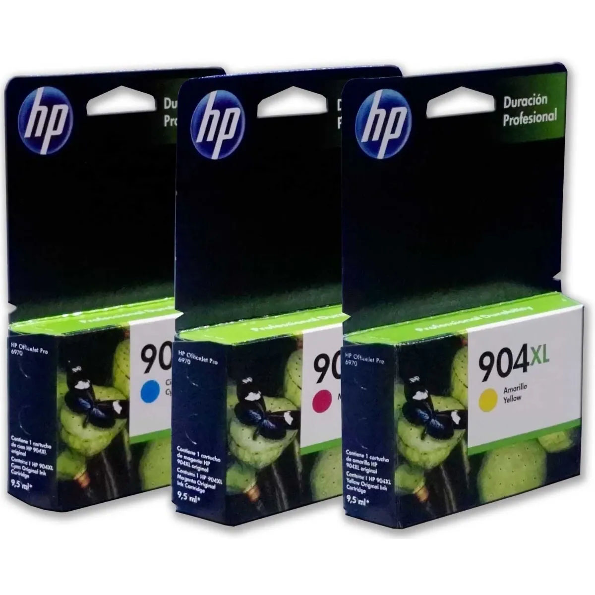 Combo 3 Cartucho Tinta Hp 904xl Cian Magenta Amarillo Alto R