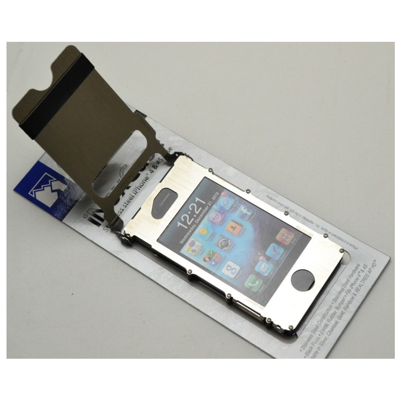 Crinox4S2 Crkt Inox Case Funda Iphone 4 Y 4S De Acero