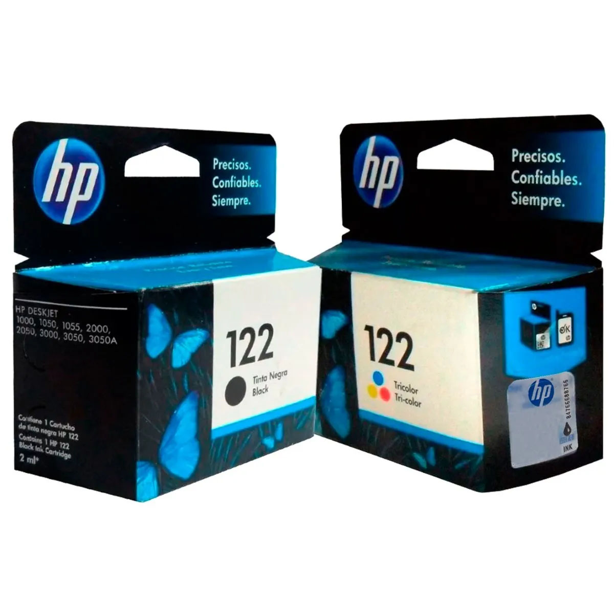 Combo 2 Cartucho Tinta Hp 122 1 Negro Ch561hl 1color Ch562hl