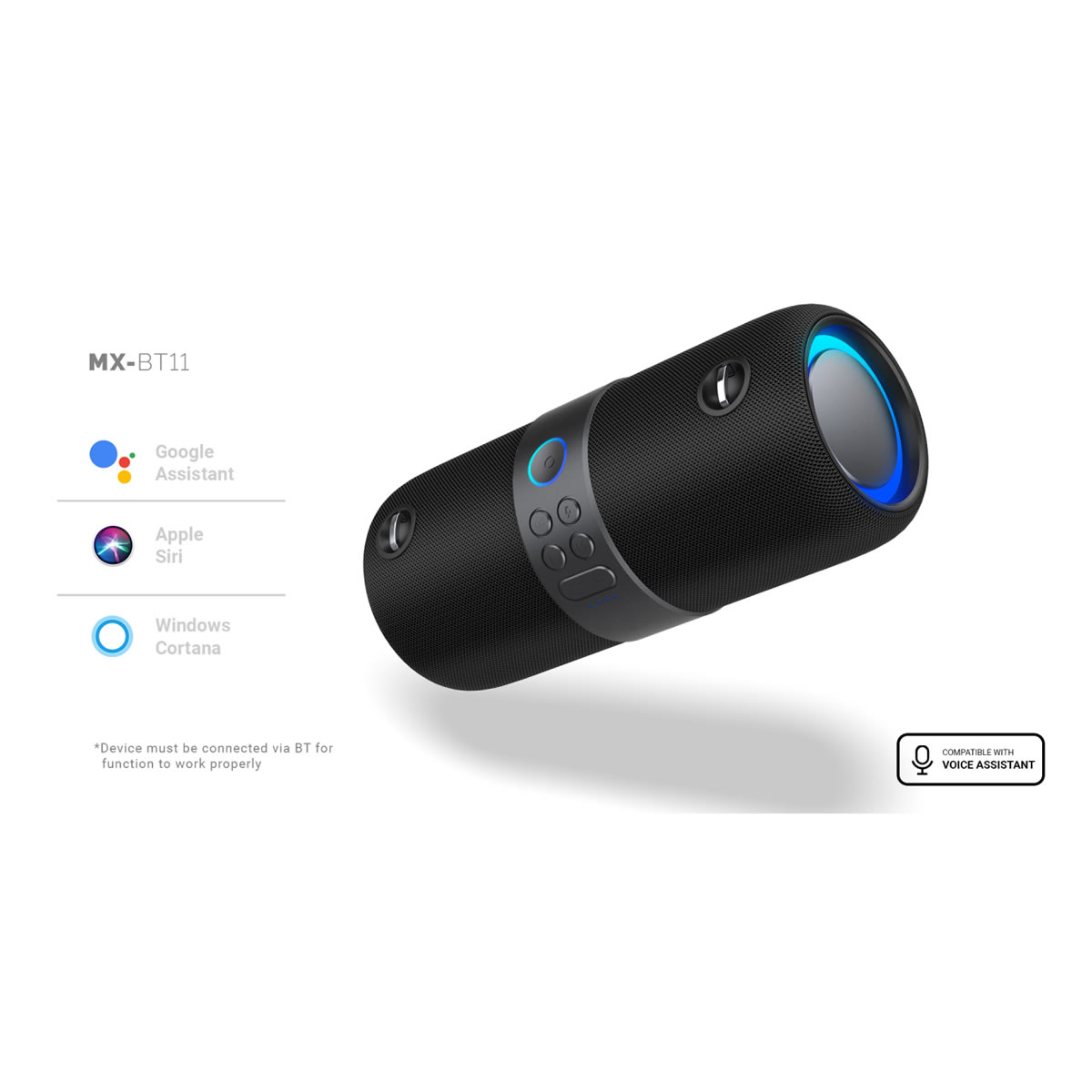 Bocina Portátil Maxwest MX-BT11 Con Función TWS - Multicolor