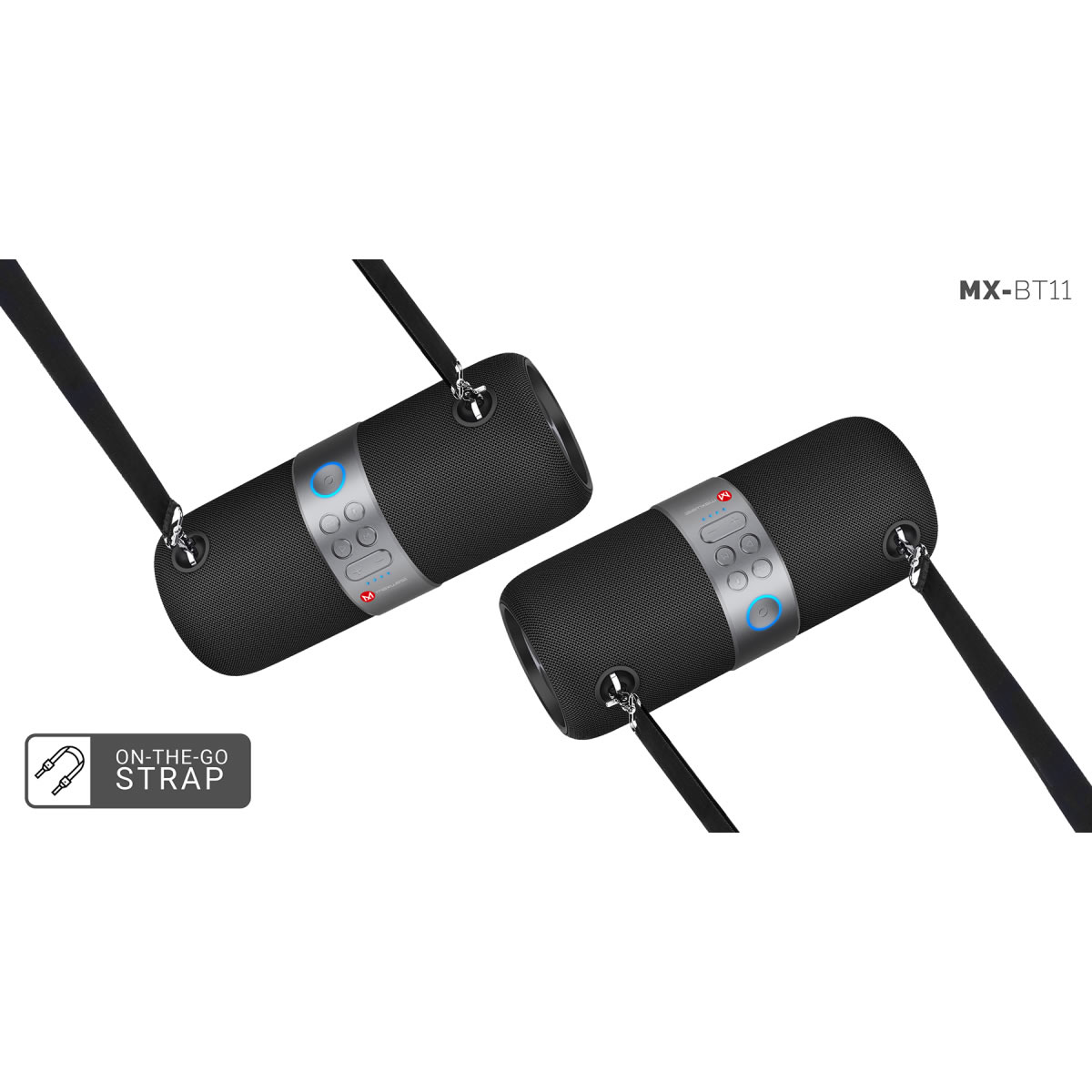 Bocina Portátil Maxwest MX-BT11 Con Función TWS - Multicolor