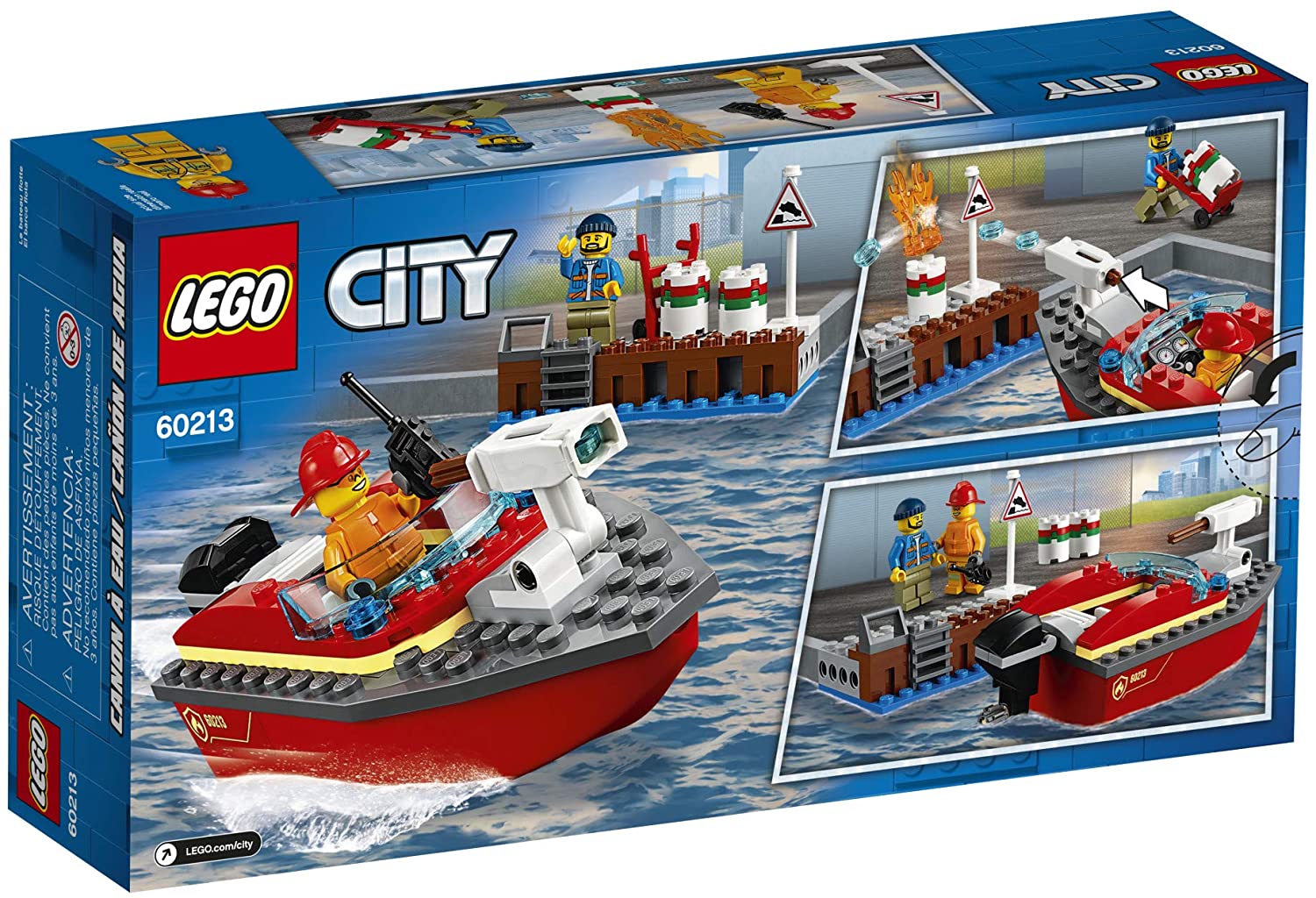 LEGO CITY 60213 Llamas en el Muelle