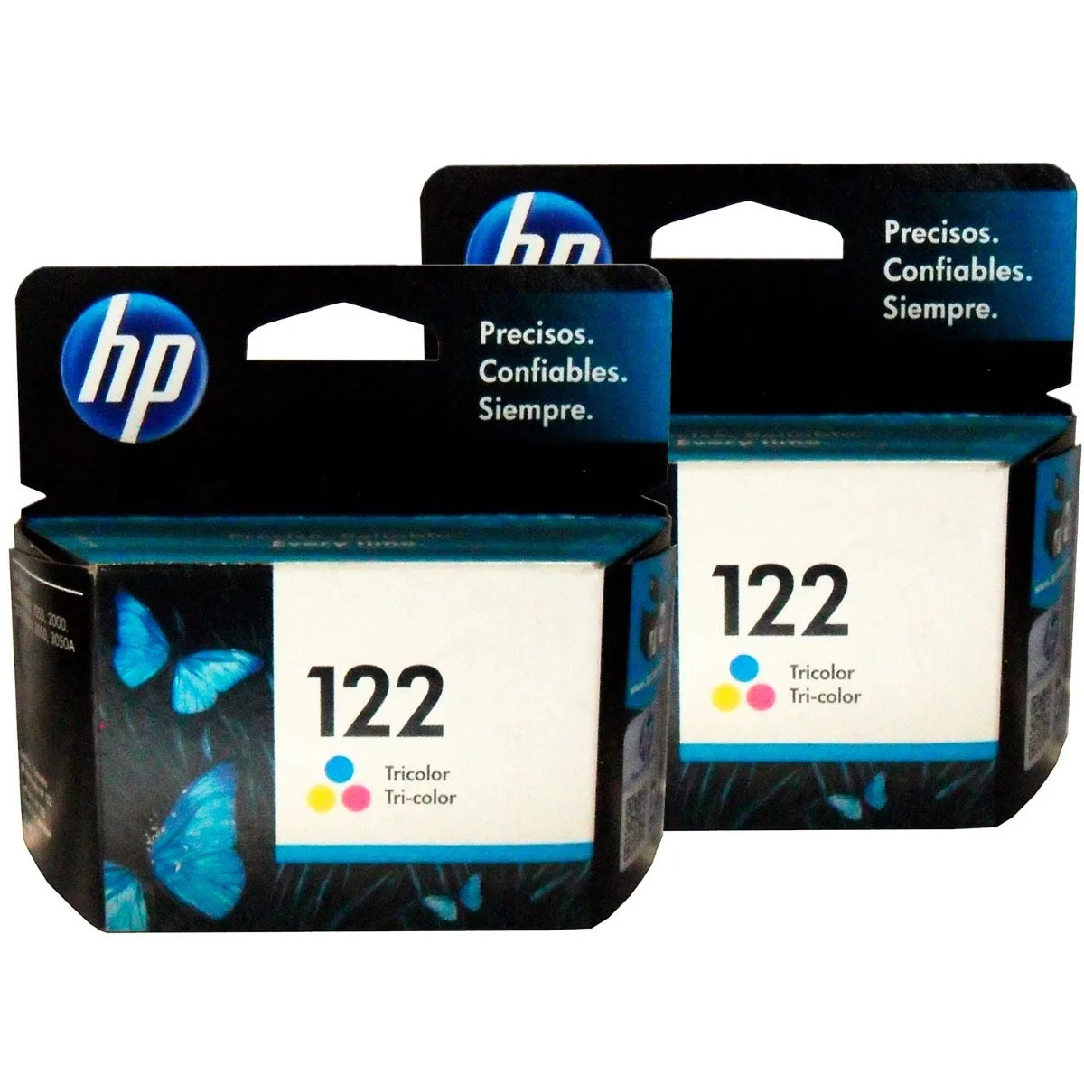 Combo 2 Cartucho Tinta Hp 122 Color Ch562hl Originales 1000