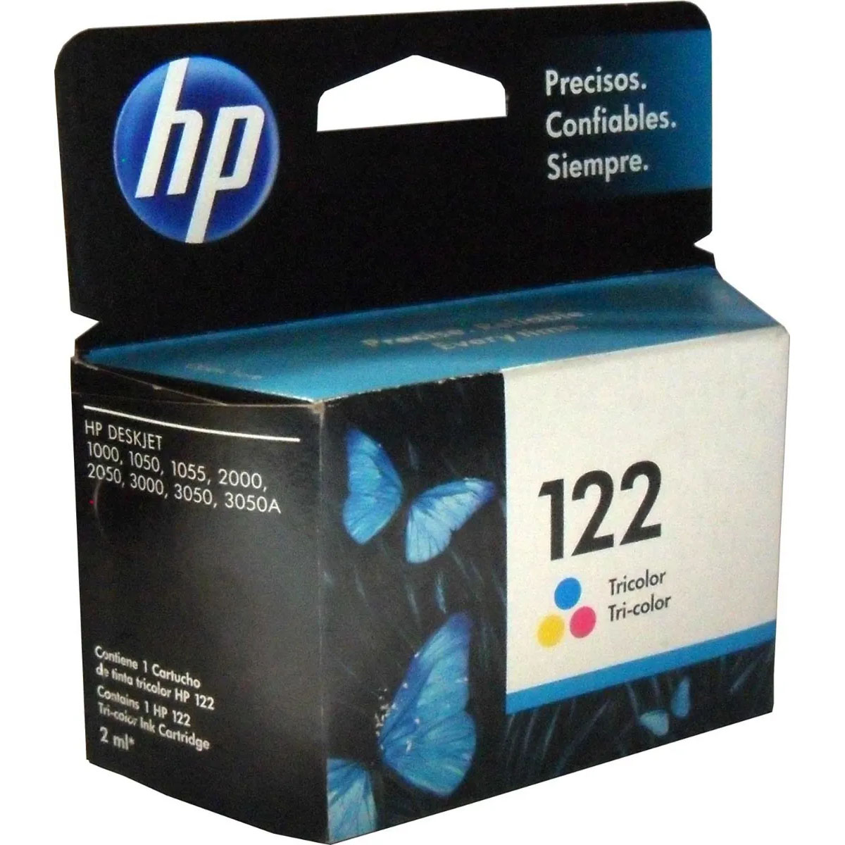 Combo 2 Cartucho Tinta Hp 122 Color Ch562hl Originales 1000