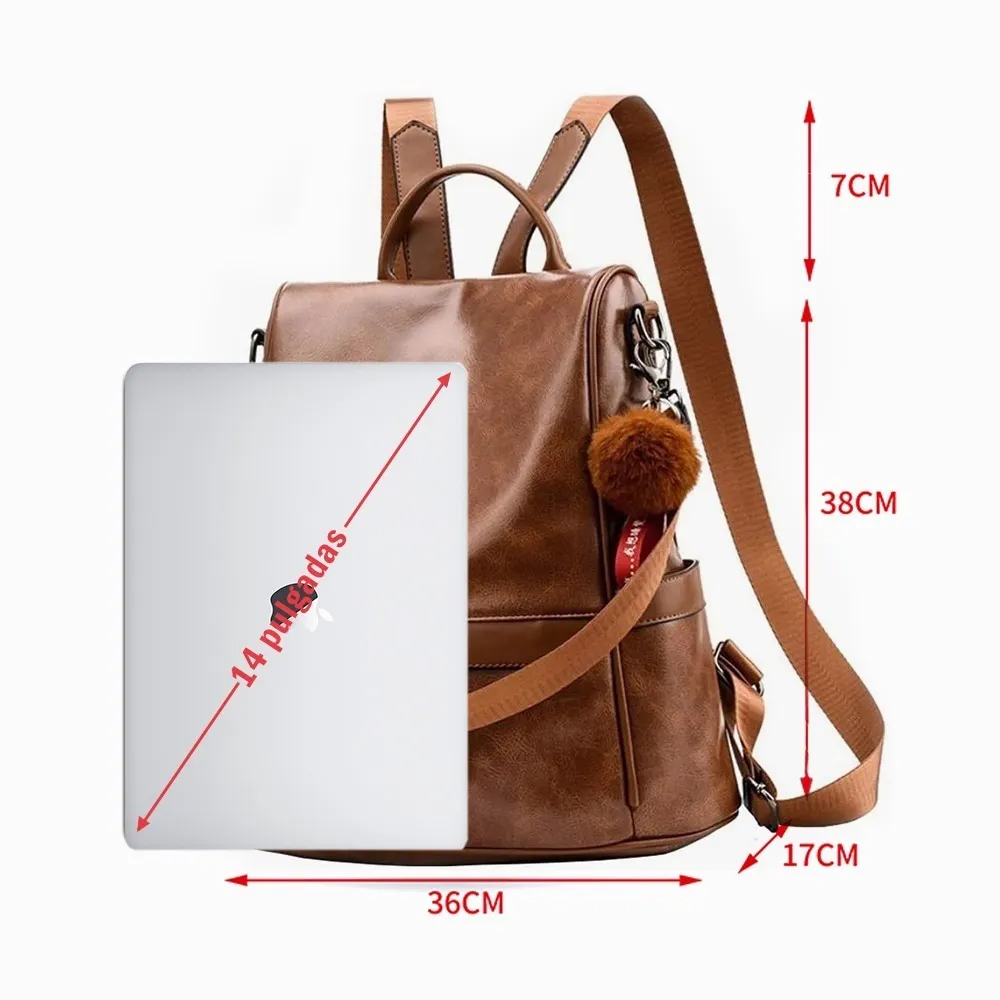 Mochila Mujer Moda Impermeable Antirrobo Bolsa Para Mujer 