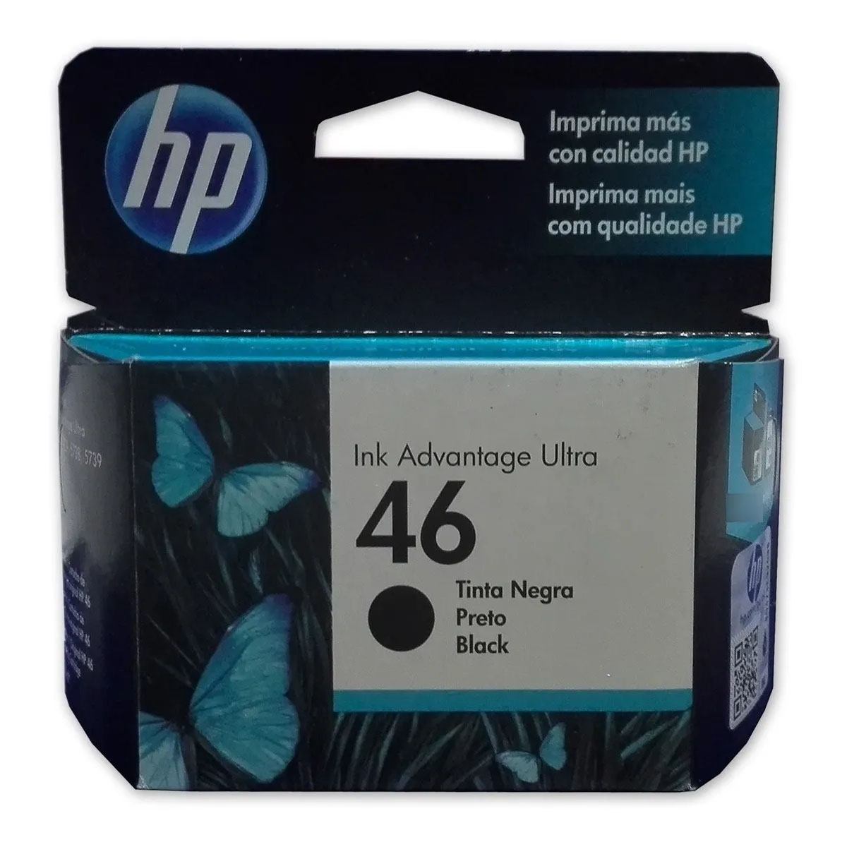 Combo 3 Cartucho Tinta Hp 46 Negro Cz637al Originales 2529