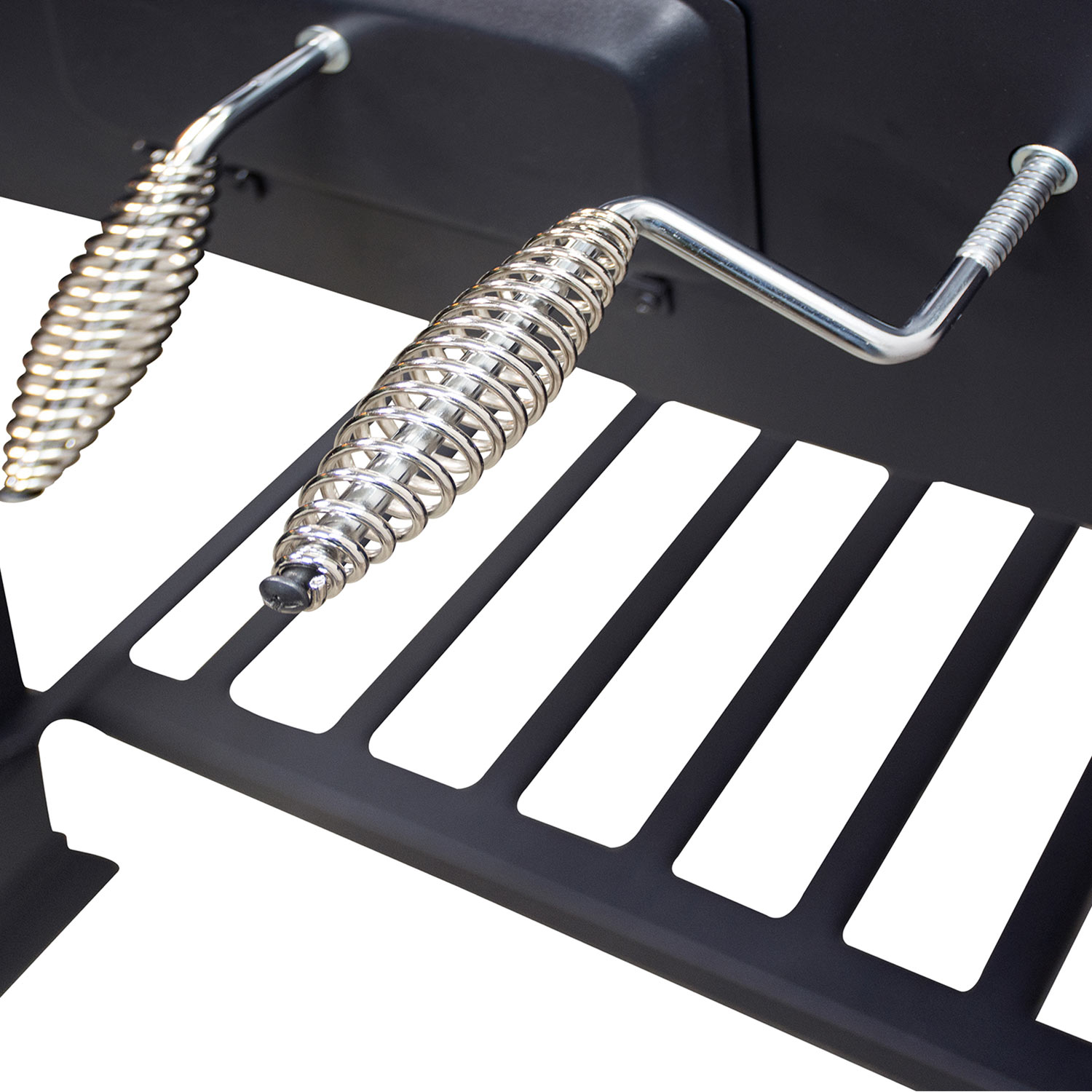 Asador Carbon 24 Pulgadas Con Parrillas Altura Ajustable Ahumador Termometro 