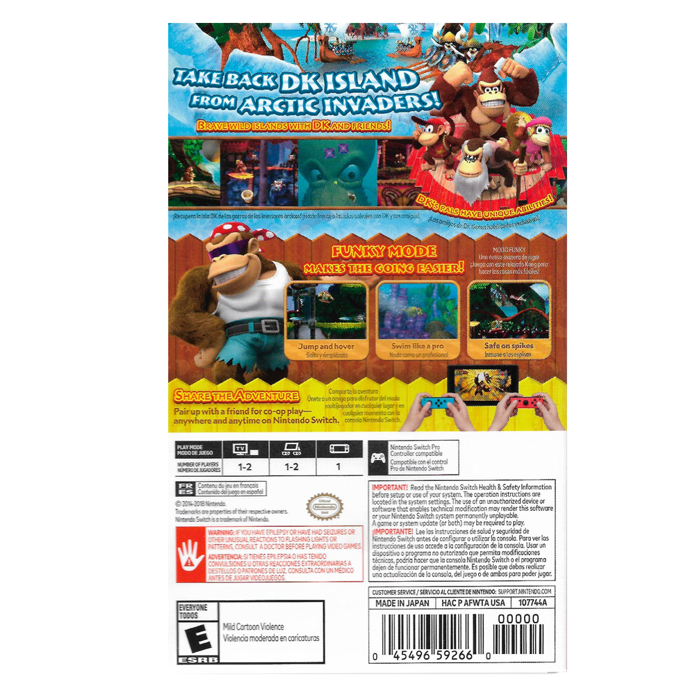 Donkey Kong Country Tropical Freeze para Nintendo Switch