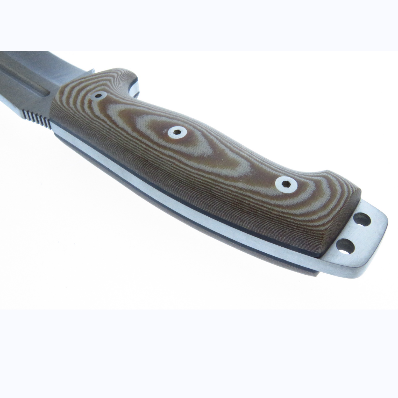 Cu126X Cudeman Spartan Cuchillo Supervivencia Fnda Piel Cafe