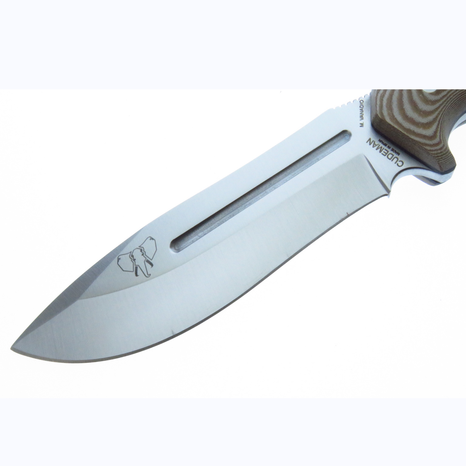 Cu126X Cudeman Spartan Cuchillo Supervivencia Fnda Piel Cafe