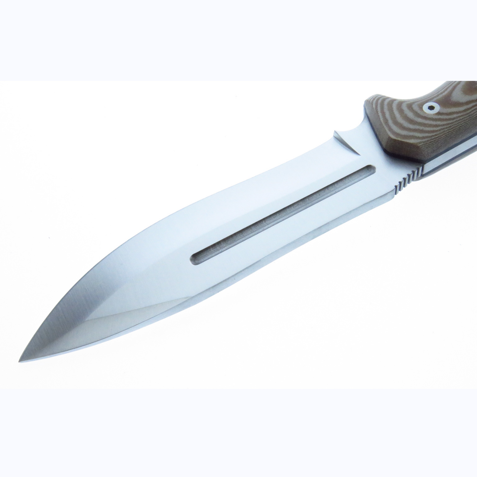 Cu126X Cudeman Spartan Cuchillo Supervivencia Fnda Piel Cafe