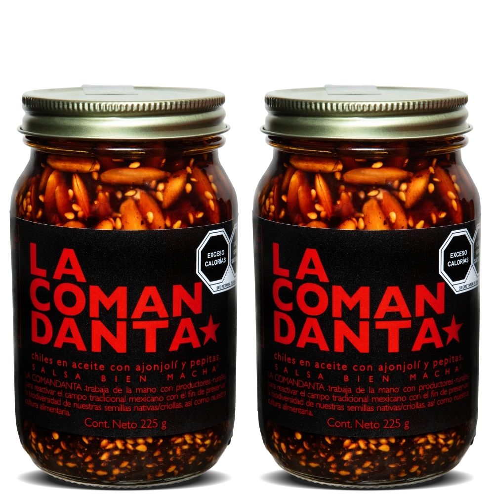La Comandanta | 2 frascos Salsa Bien Macha 225 g