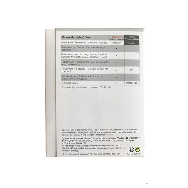 LICENCIA OFFICE 2019 PROFESSIONAL PLUS RETAIL