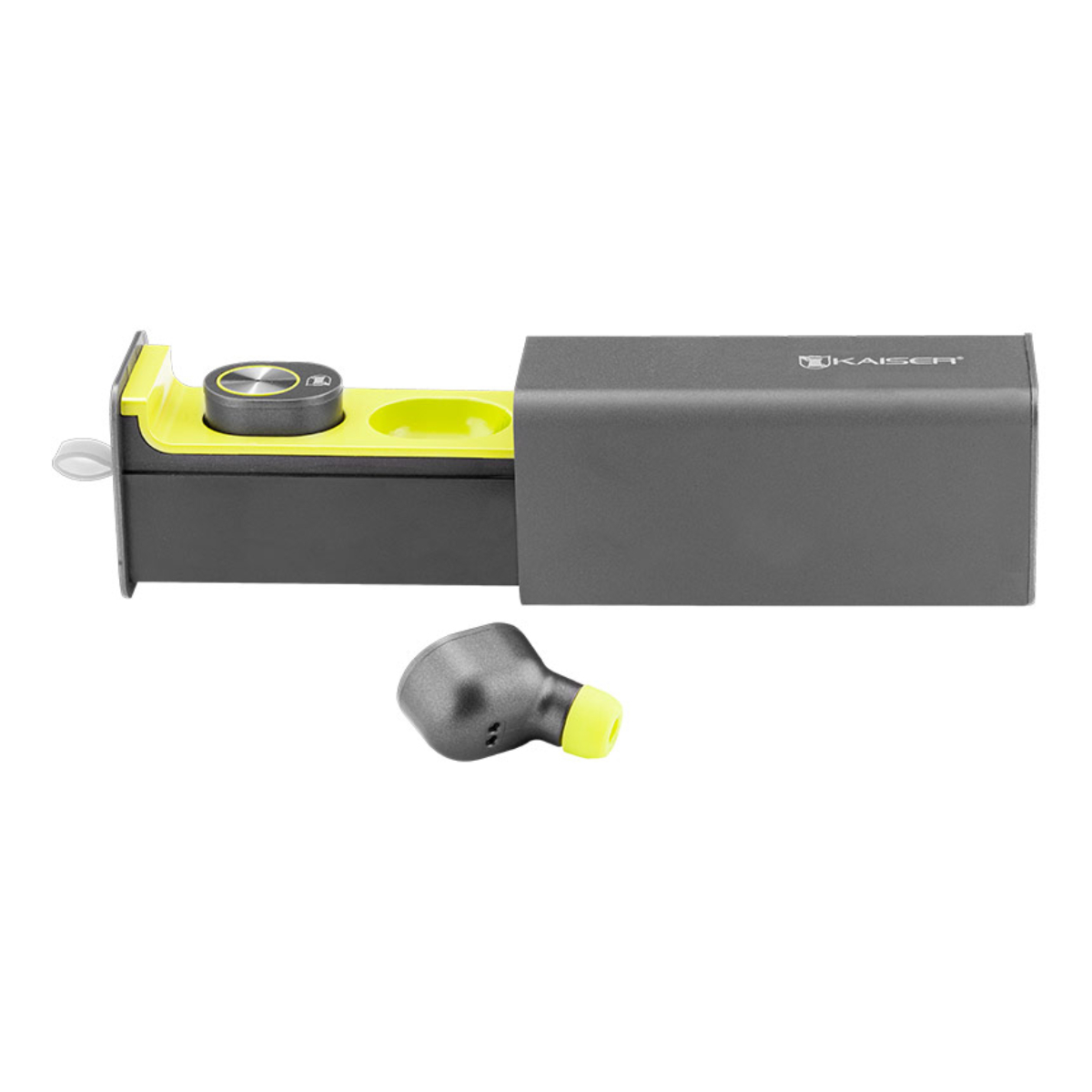 AUDIFONO TRUE WIRELESS KAISER MH 9099 NEGRO/AMARILLO ORTY1