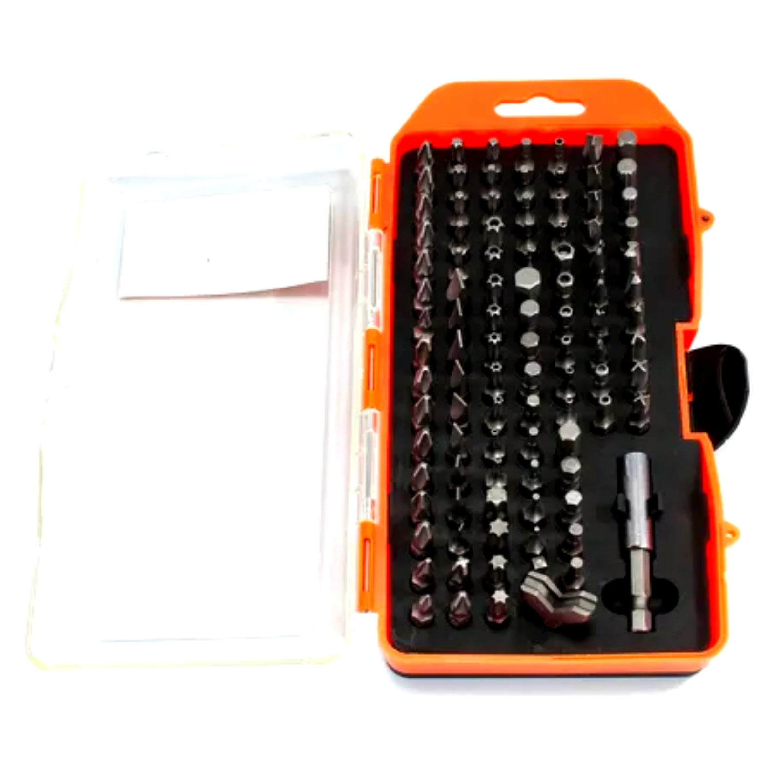 Estuche con Puntas y Dados para Desarmador c/ 100 piezas Marca LATINTUL Herramientas