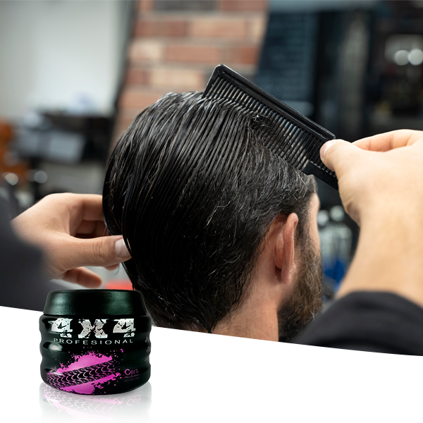 Cera para cabello 4x4 profesional 200  g,Cera para cabello con brillo intenso, Cera para peinar.