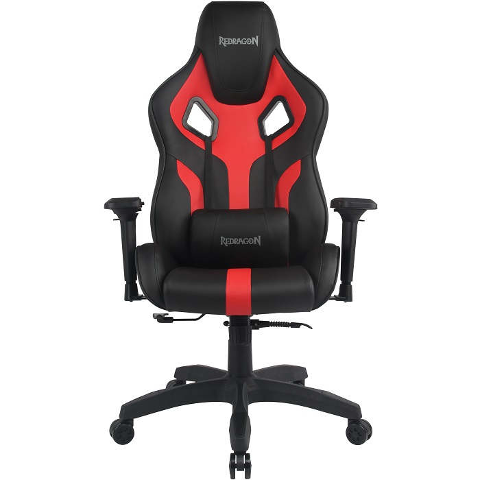 Silla Redragon Capricornus C502-BR Gaming Reclinable Negro-Rojo.