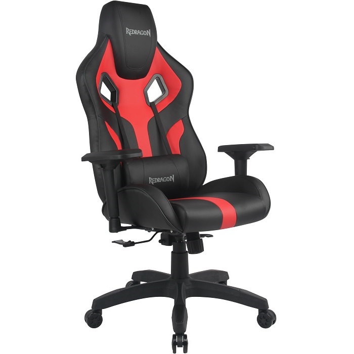 Silla Redragon Capricornus C502-BR Gaming Reclinable Negro-Rojo.