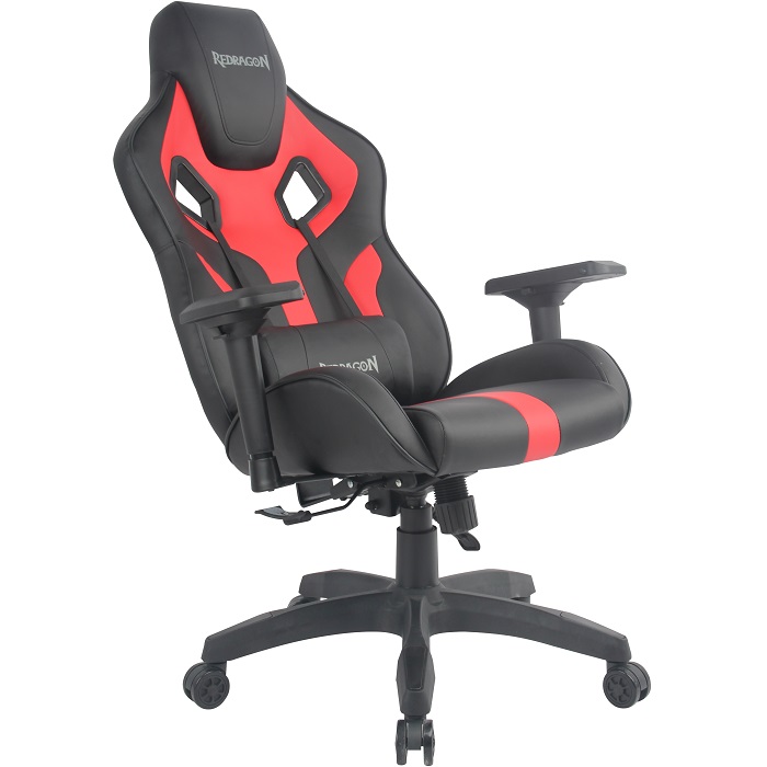 Silla Redragon Capricornus C502-BR Gaming Reclinable Negro-Rojo.