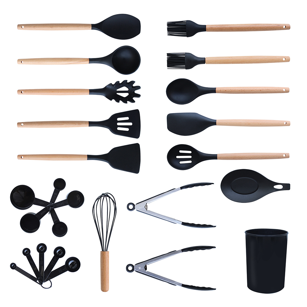 Utensilios de Cocina 23 piezas +4 Clips Selladores de Bolsa  Lo Necesito 