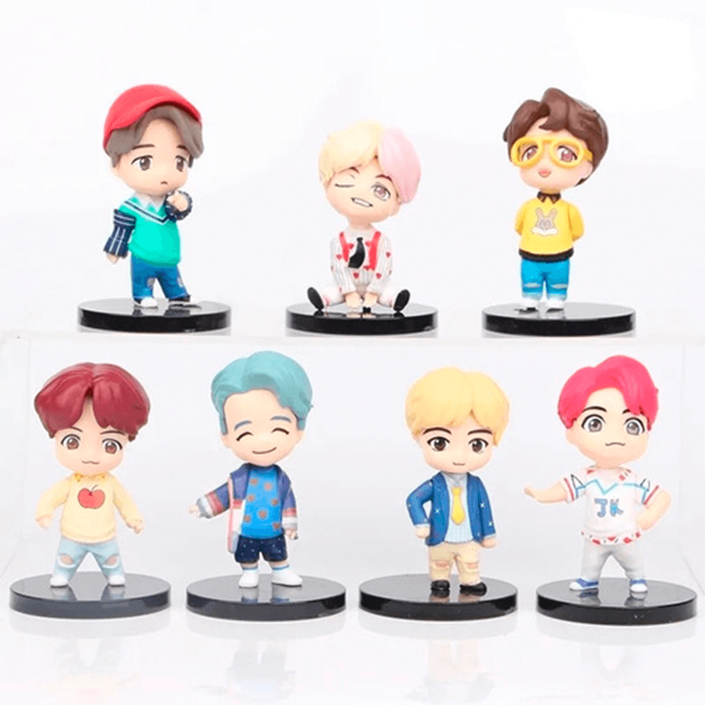 Set Bangtan Boys Grupos Figuras De Acción Bts Juguete 7 Unidades 
