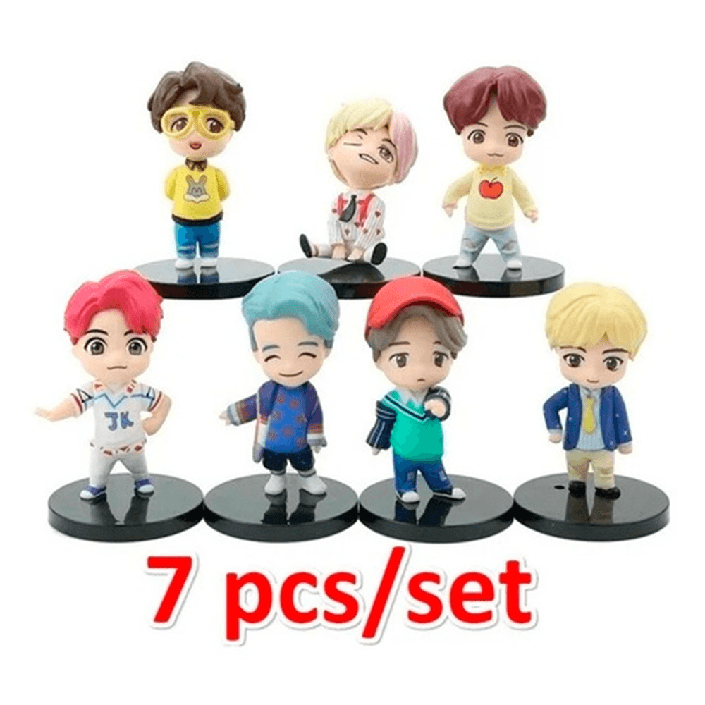 Set Bangtan Boys Grupos Figuras De Acción Bts Juguete 7 Unidades 