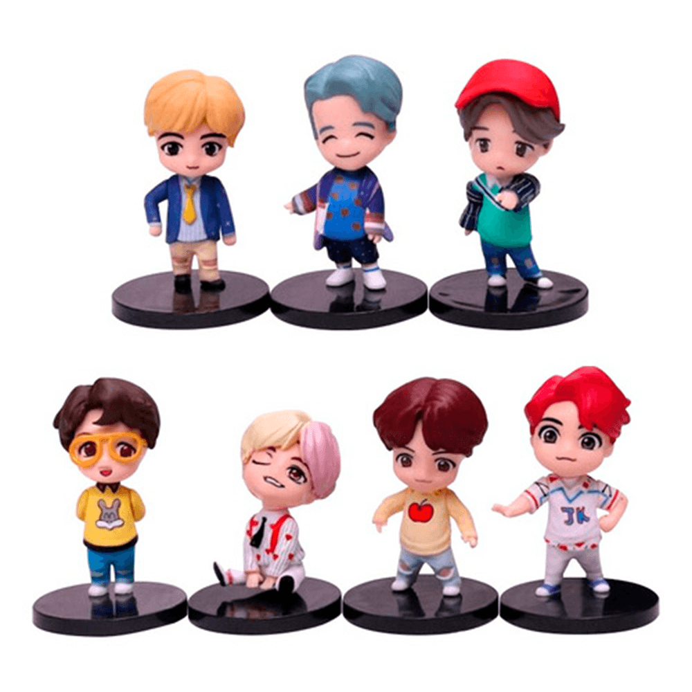Set Bangtan Boys Grupos Figuras De Acción Bts Juguete 7 Unidades 