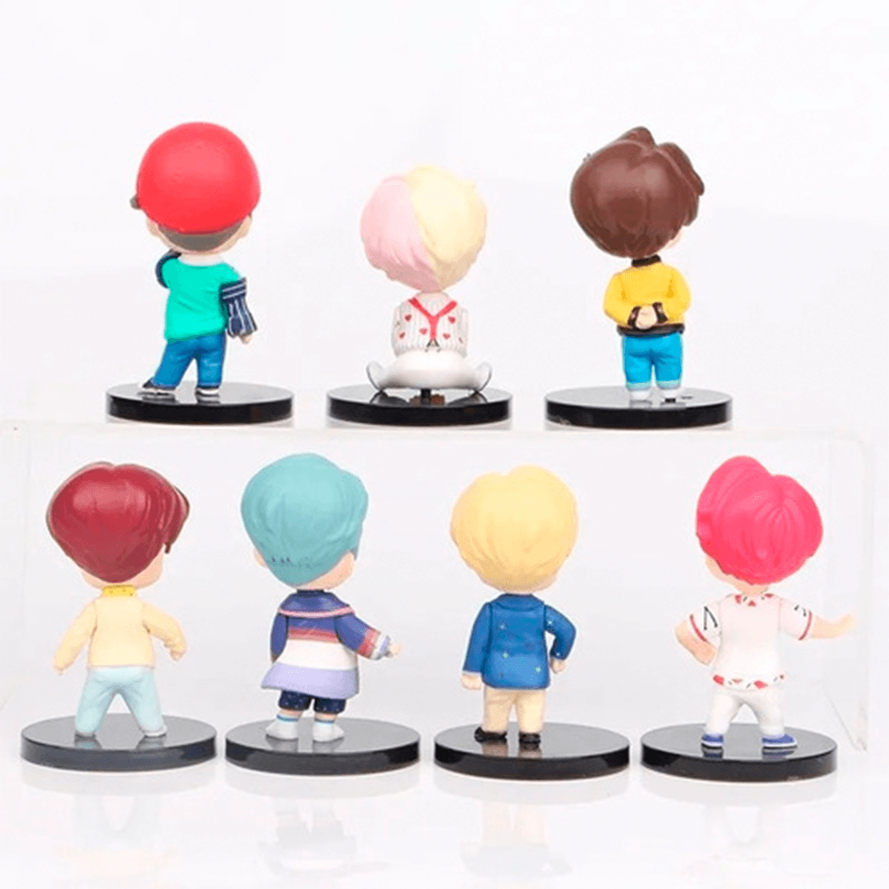 Set Bangtan Boys Grupos Figuras De Acción Bts Juguete 7 Unidades 
