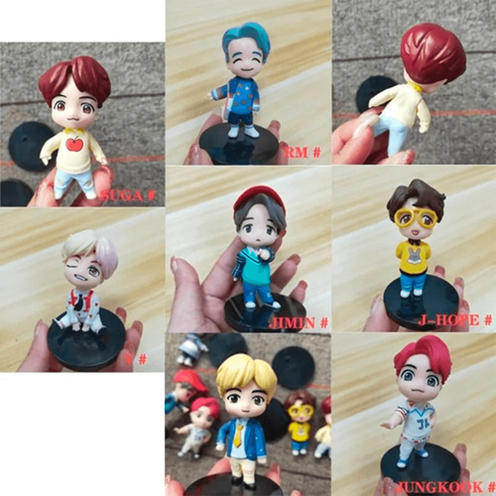 Set Bangtan Boys Grupos Figuras De Acción Bts Juguete 7 Unidades 