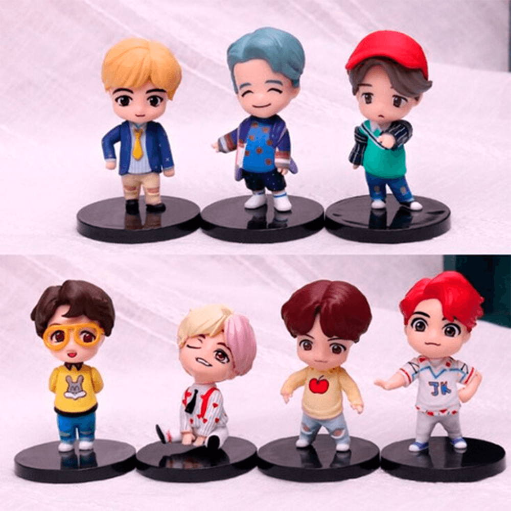 Set Bangtan Boys Grupos Figuras De Acción Bts Juguete 7 Unidades 