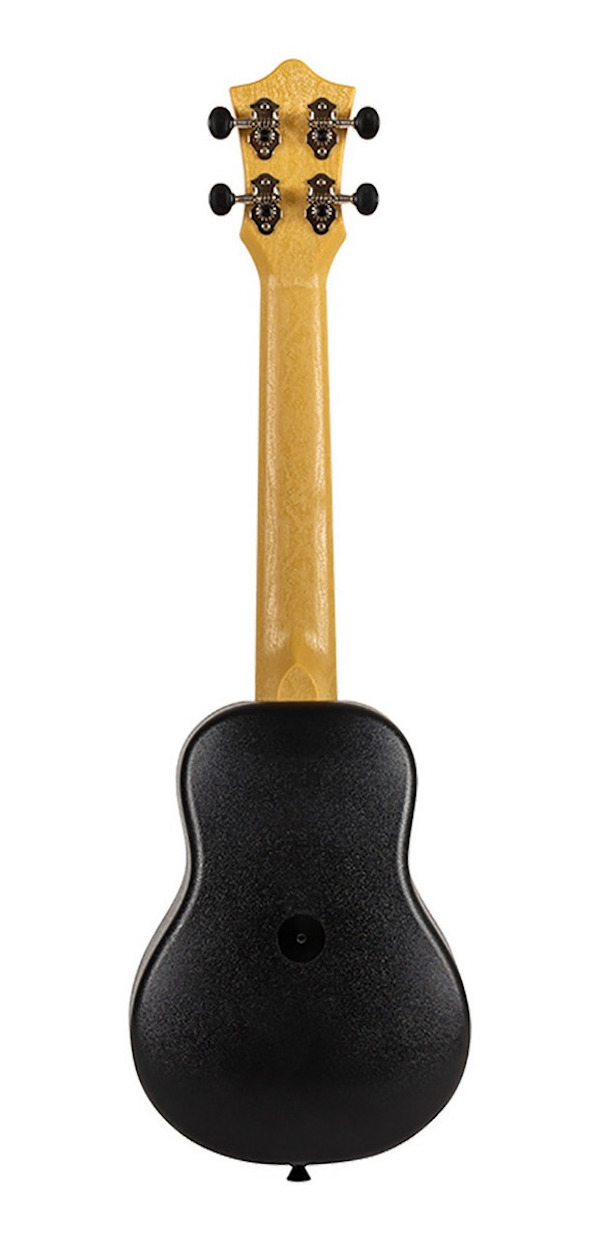 Ukelele Negro Tamaño Soprano 17 Trastes Flight Tusl-35 Blk
