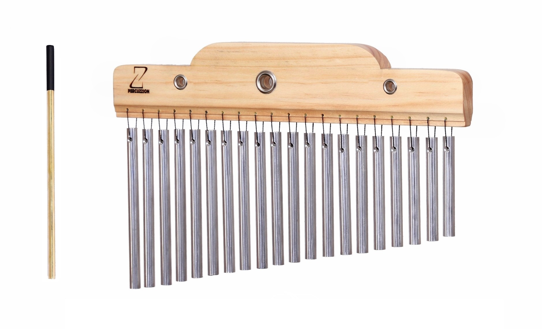 CAMPANA CHINA 20 TONOS CON FUNDA; CORTINA MUSICAL