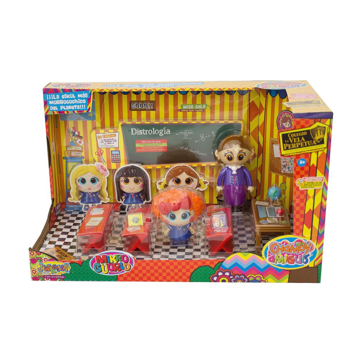 Juguetes Distroller Escuelita Chamoy Y Amiguis Mikro Güorld