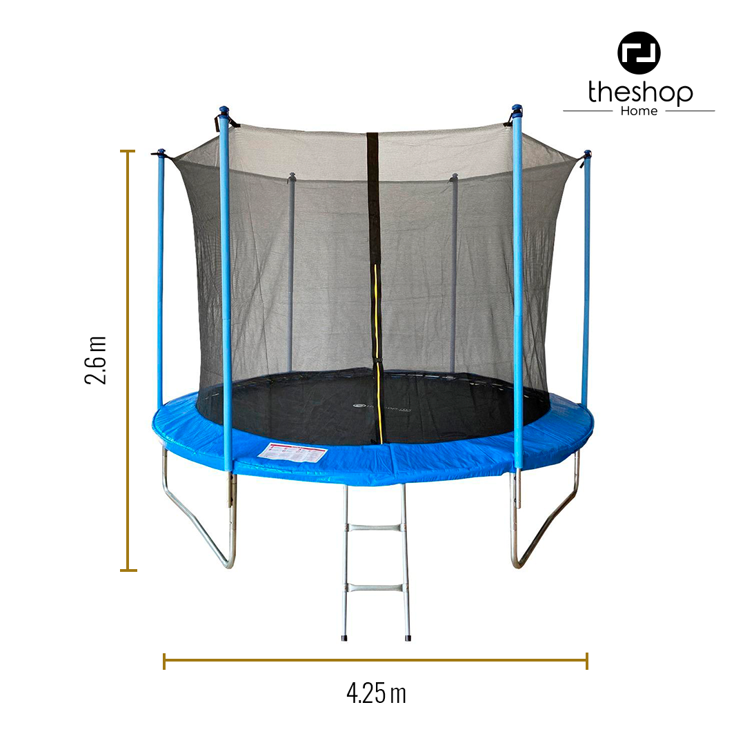 Trampolín Brincolín The Shop, 4.26m 14 Pies, Tombling Seguro 