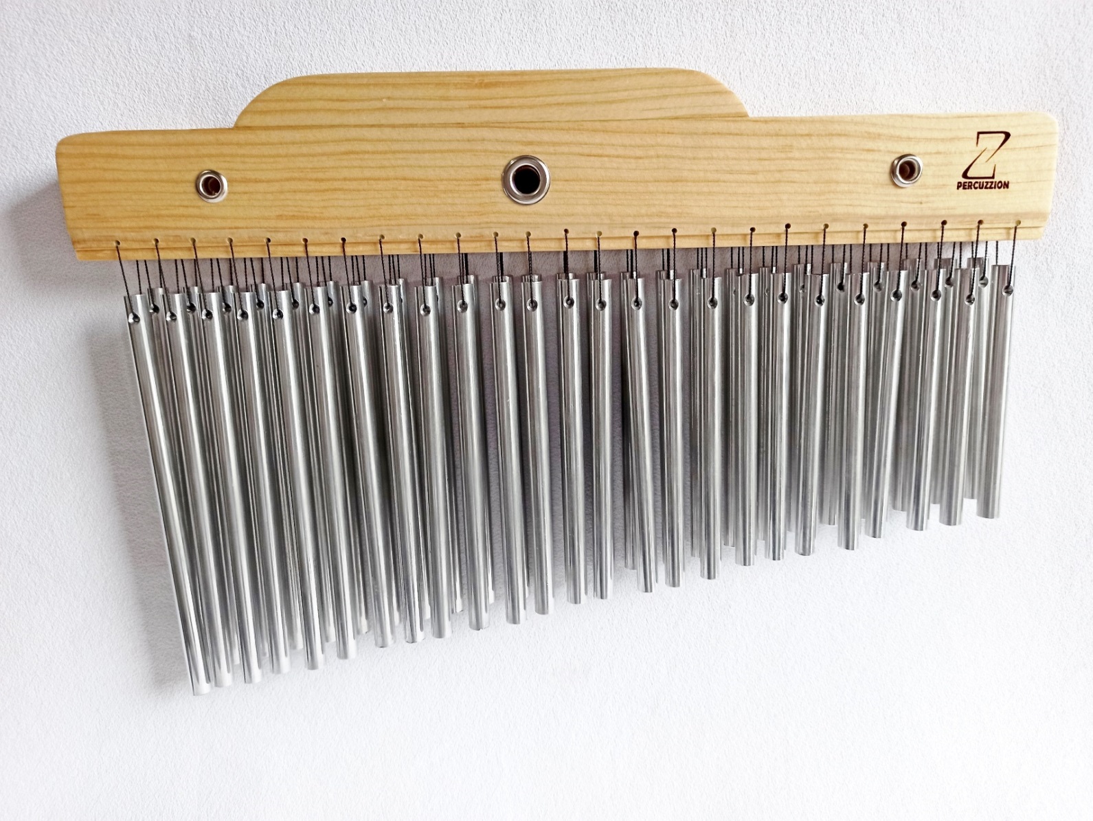 CAMPANA CHINA 50 TONOS DOBLE FILA, CON FUNDA; CORTINA MUSICAL