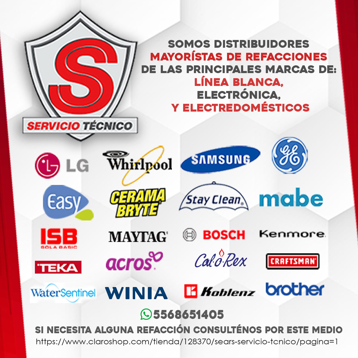 Perilla 223c4841g002 Io Mabe Original Estufa Iomabe - 6 Pzs