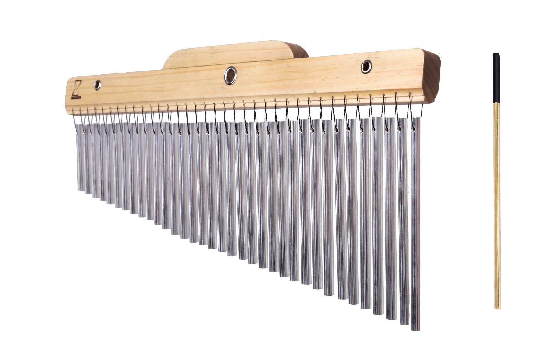 CAMPANA CHINA 35 TONOS CON FUNDA; CORTINA MUSICAL