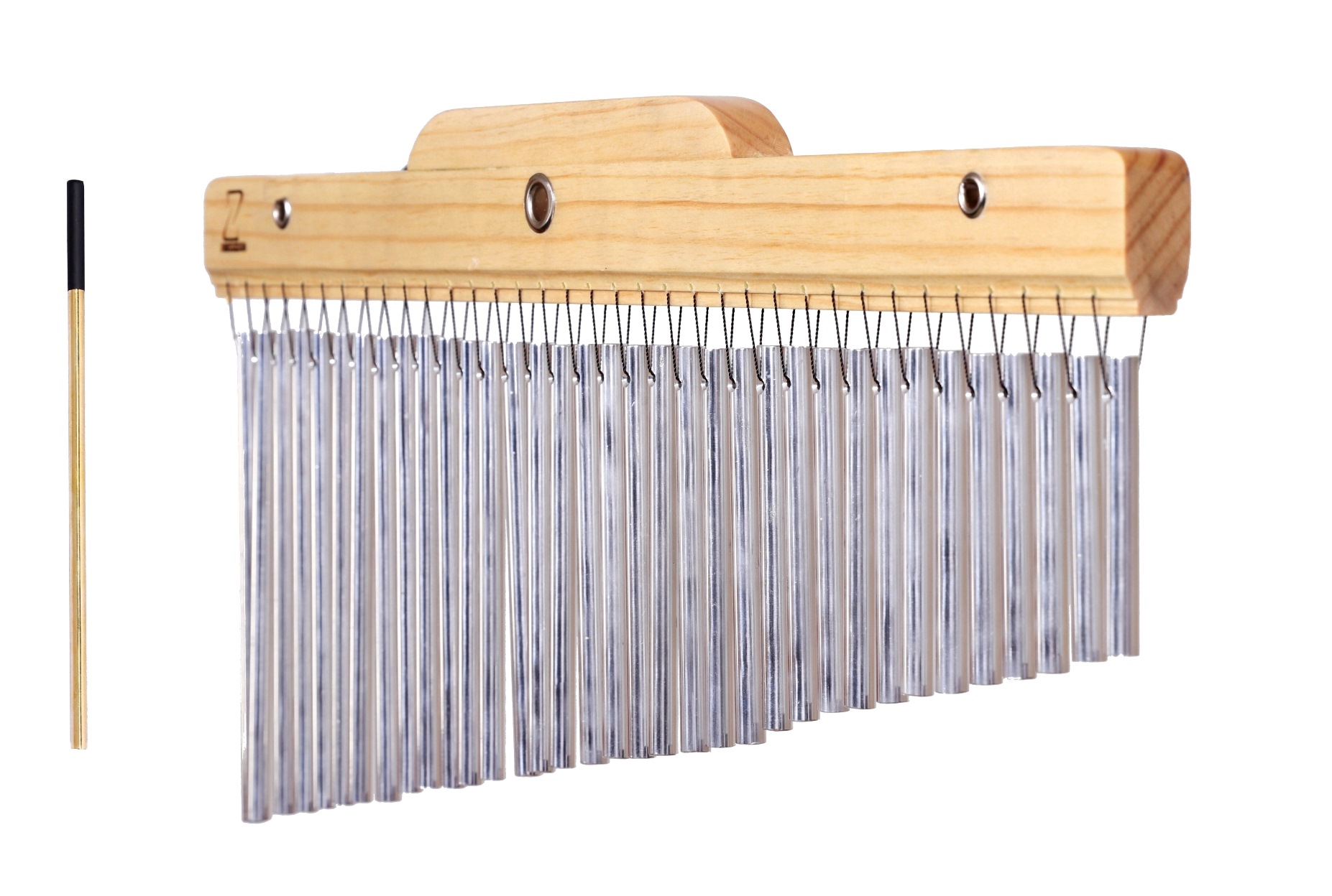 CAMPANA CHINA 35 TONOS CON FUNDA; CORTINA MUSICAL