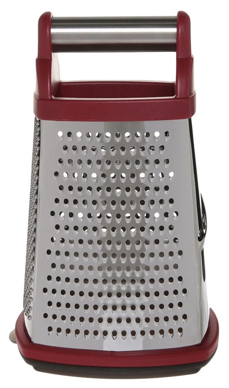 Rallador 4 Lados Acero Inoxidable Recipiente Kitchenaid Rojo