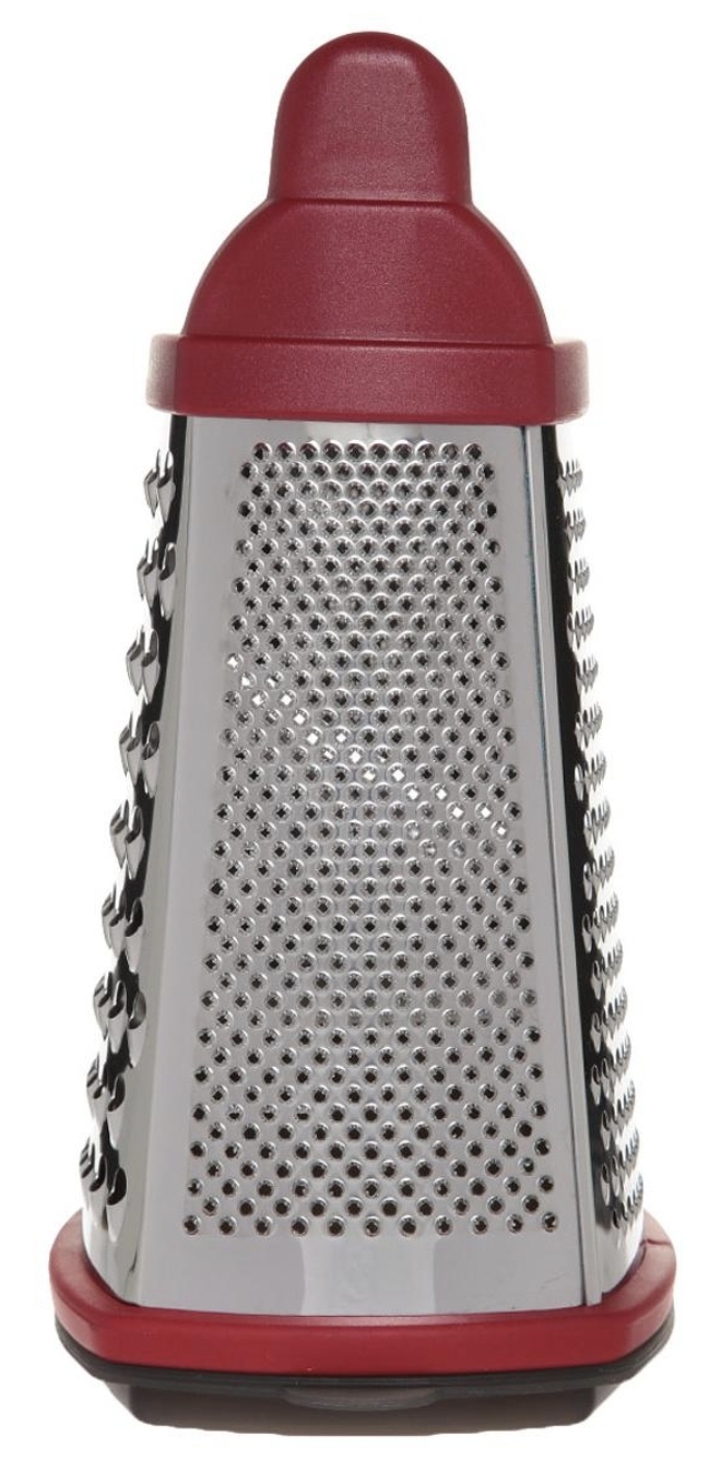 Rallador 4 Lados Acero Inoxidable Recipiente Kitchenaid Rojo
