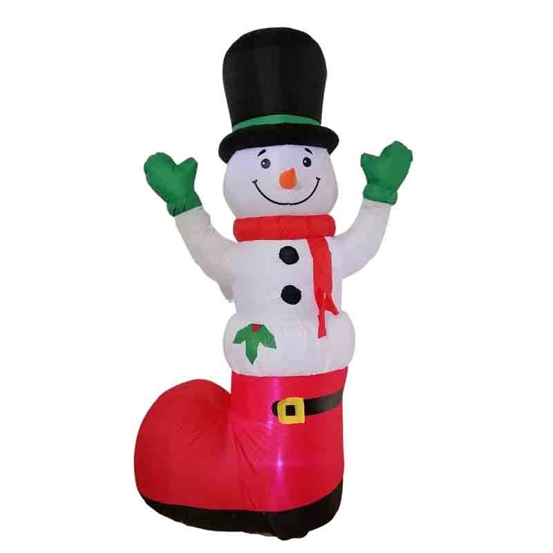 Inflable Snowman con Bota MM