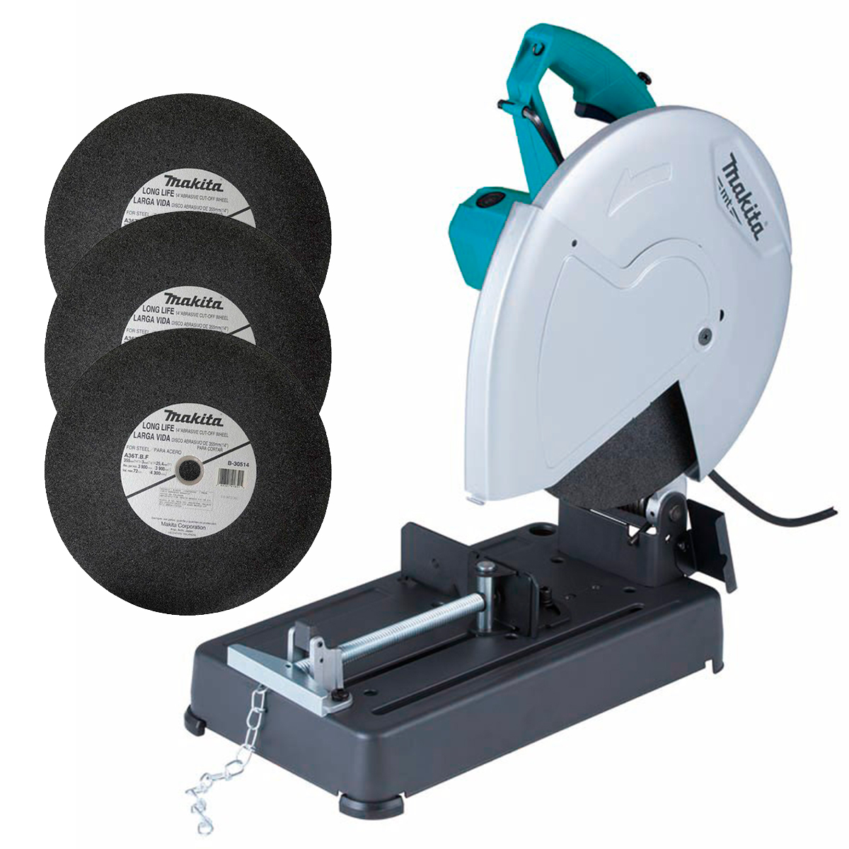 Cortadora Metales MAKITA M2401 2000w + 3 Discos Makita